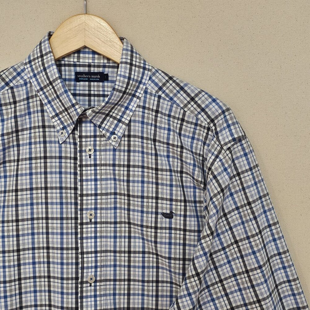 Southern Marsh Wrinkle Free Button Down L